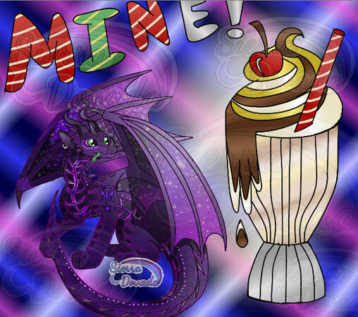 Dragon with Scenic Props